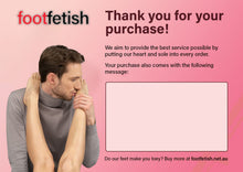 Load image into Gallery viewer, FOOT FETISH - FEET LOVERS PRANK - WITH REAL UGLY FEET POLAROID PHOTOS INCLUDED 😂
